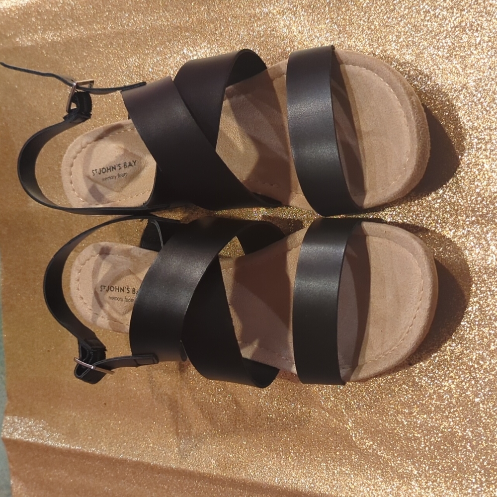 St. John's Bay wedges only worn once